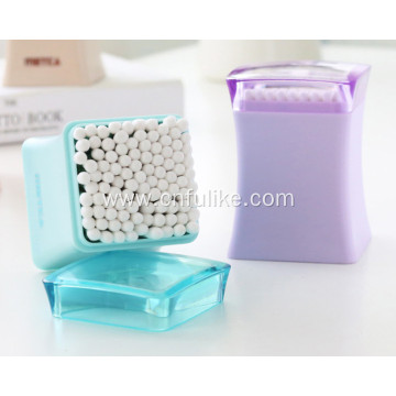 Plastic Blue Toothpick Box with Lid